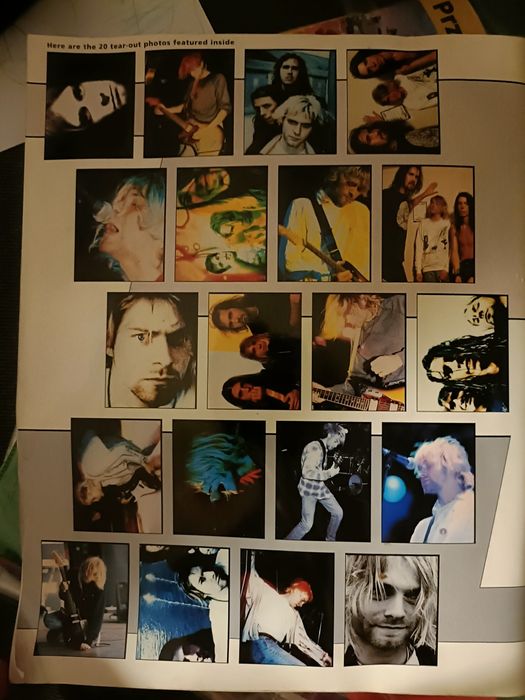 Nirvana katalog z plakatami i znaczek