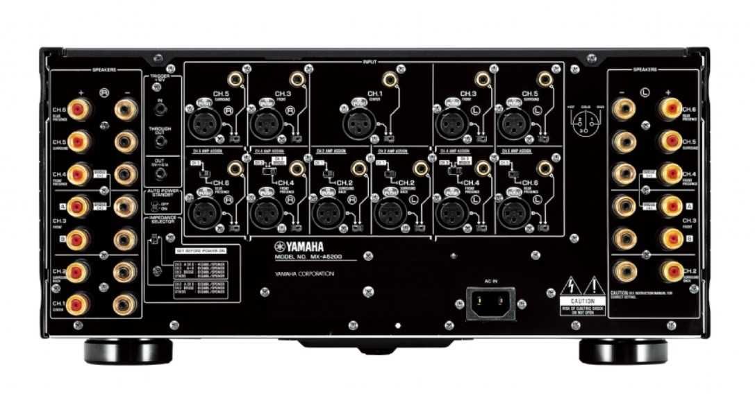 High-end - Amplificador Yamaha MX5200 - 11canais XLR - Novo c/garantia