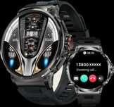 BOALEZTD Smart watch. Czarny z paskiem i bransoletą+szkło ochronne.