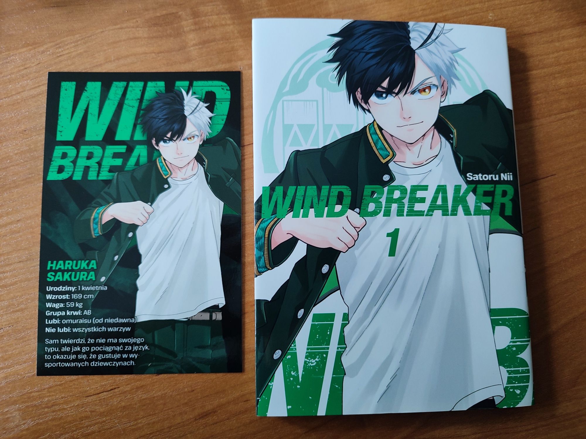 Wind breaker tom 1, manga, dodatek