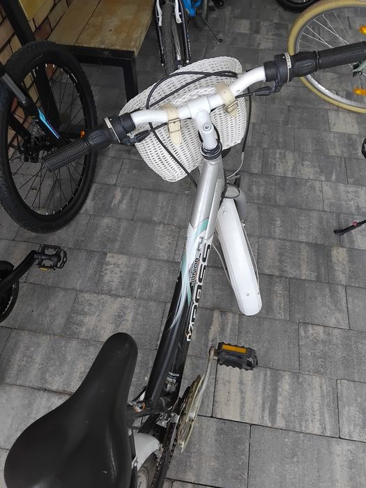 Rower Kross damski dziecięcy 24 cale z koszykiem