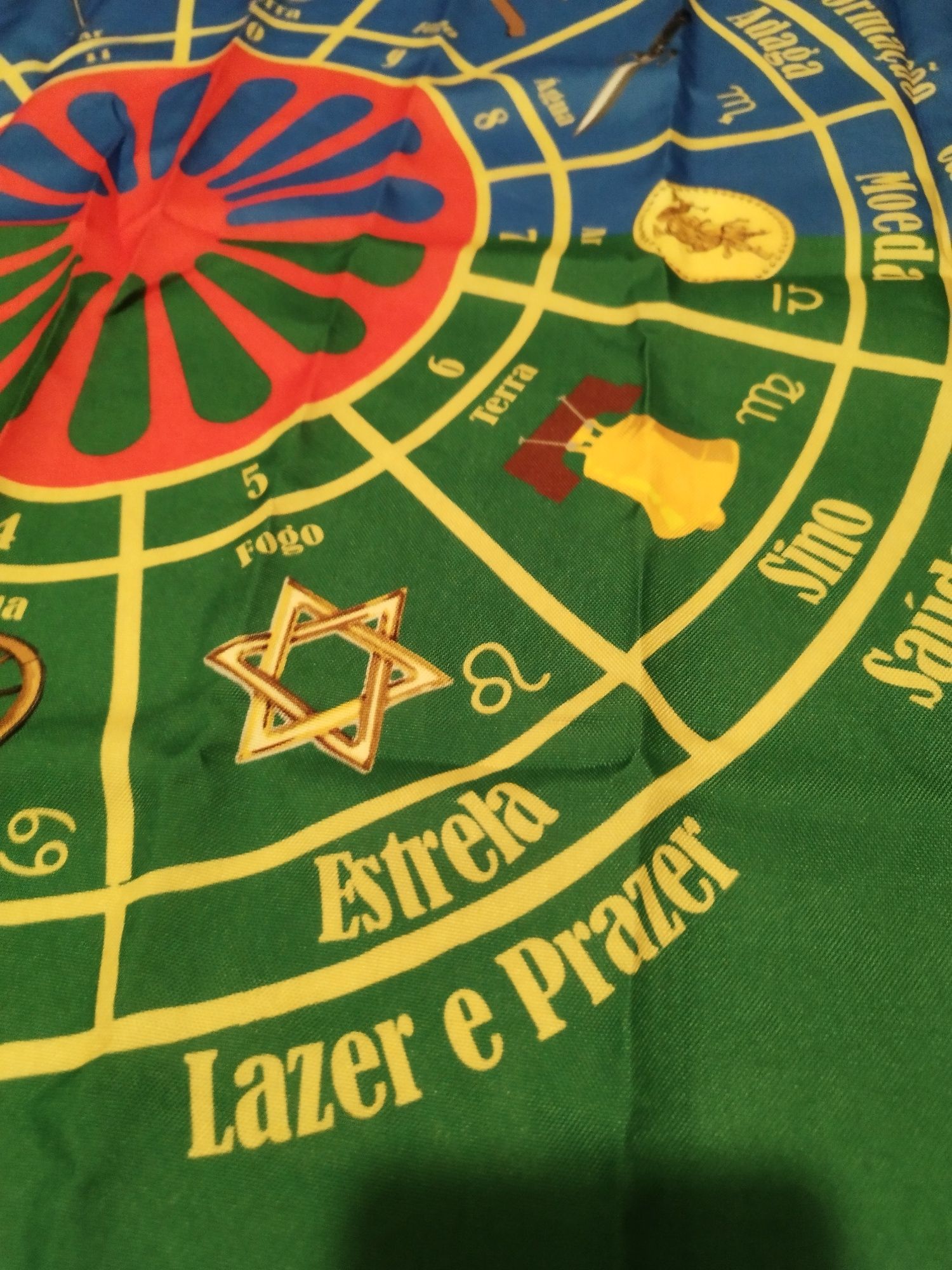 Toalha de Tarot Roda Cigana