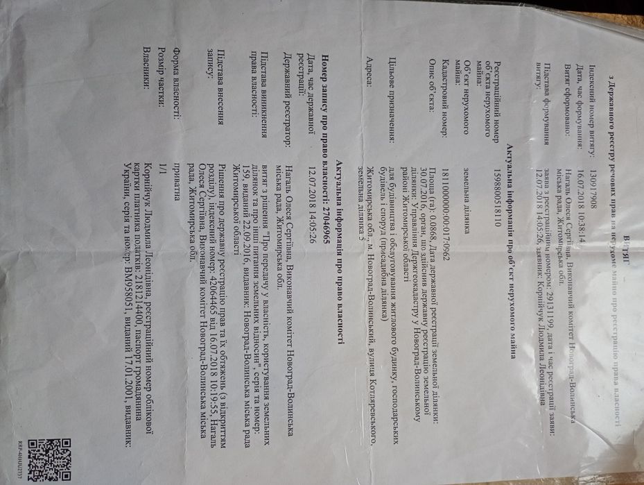 Будинок з присадибною ділянкою