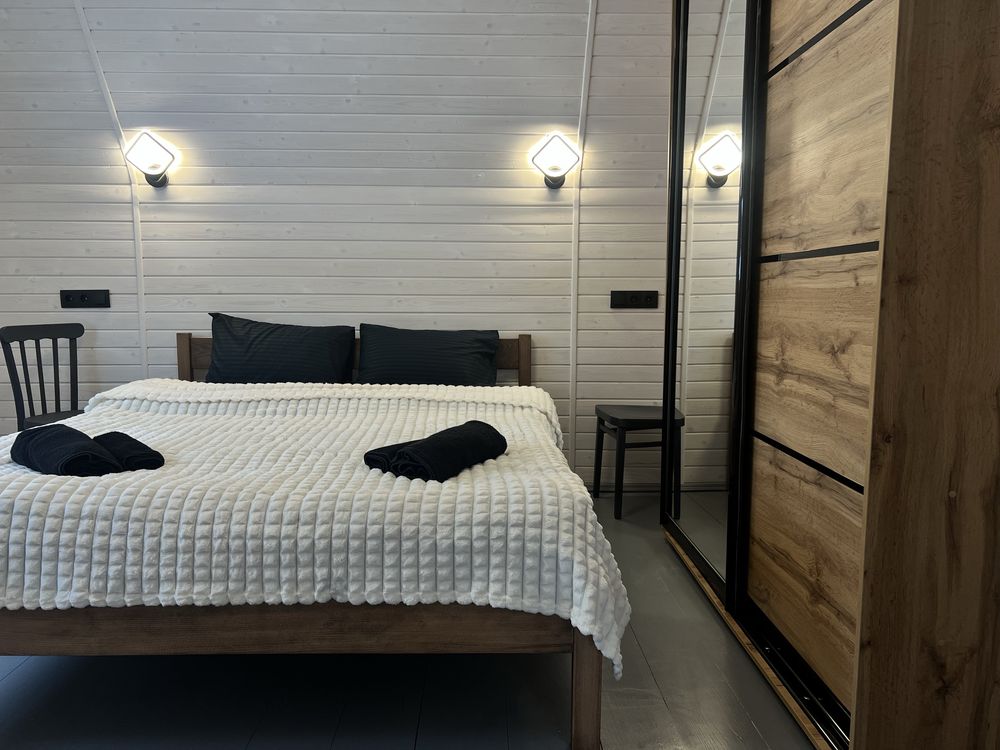 Оренда Будиночків  HappyHouse з чаном та видом на гори в Карпатах
