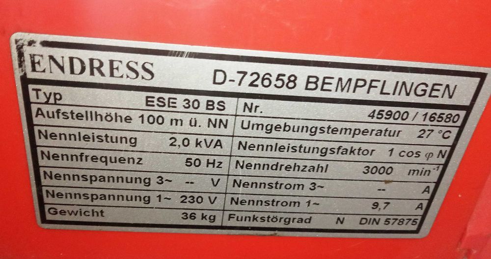 Briggs & Stratton Endress 2,2кВт 4х тактный бензиновый генератор