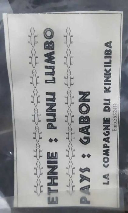 Máscara Punu em madeira