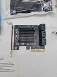 GLOTRENDS 6-portowa karta rozszerzeń PCIe X4 SATA z kablami SATA