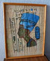 Папирус Нефертити, 30*40см, под стеклом