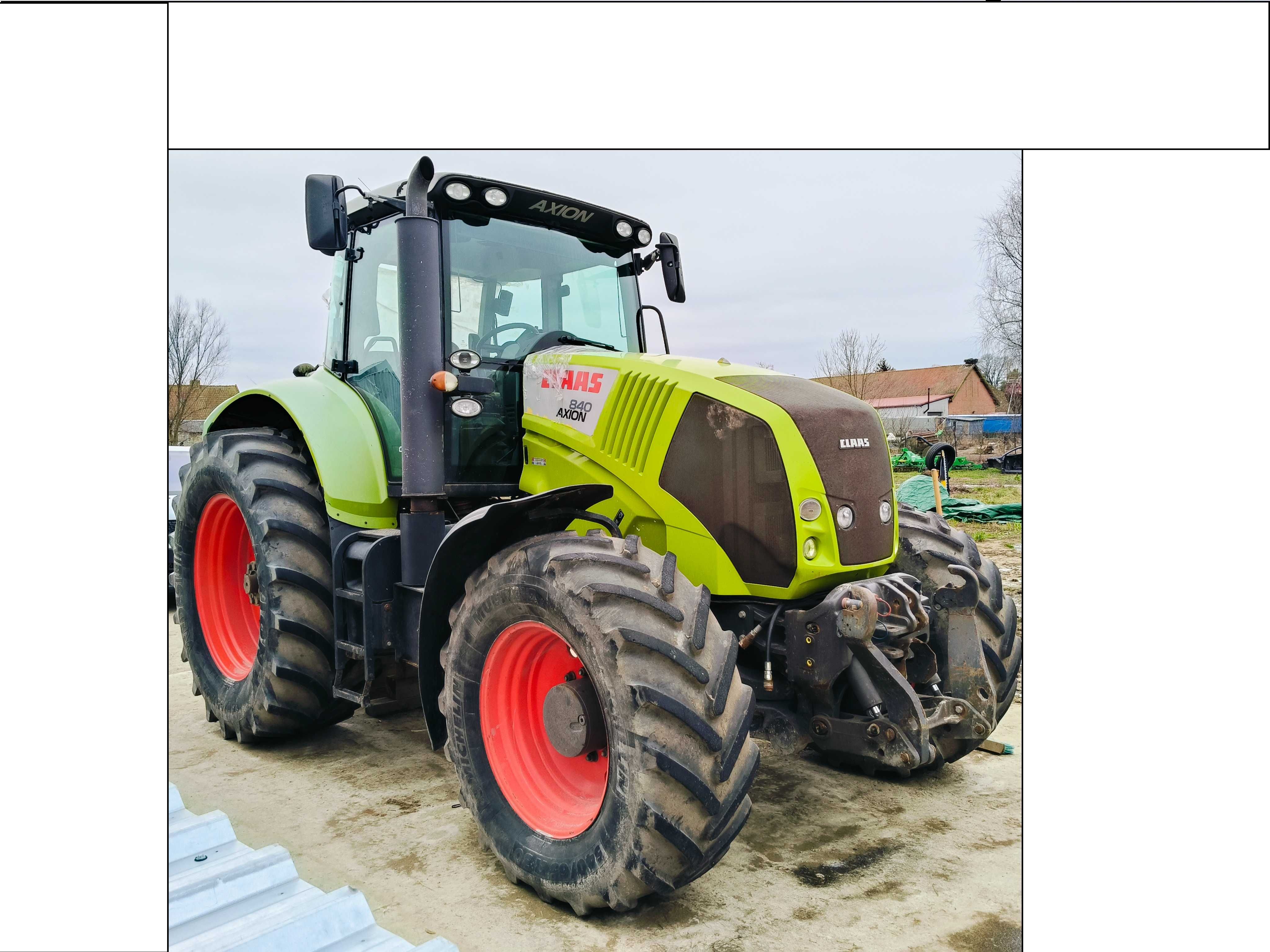 Claas Axion 840 C-Matic 13r Kabina