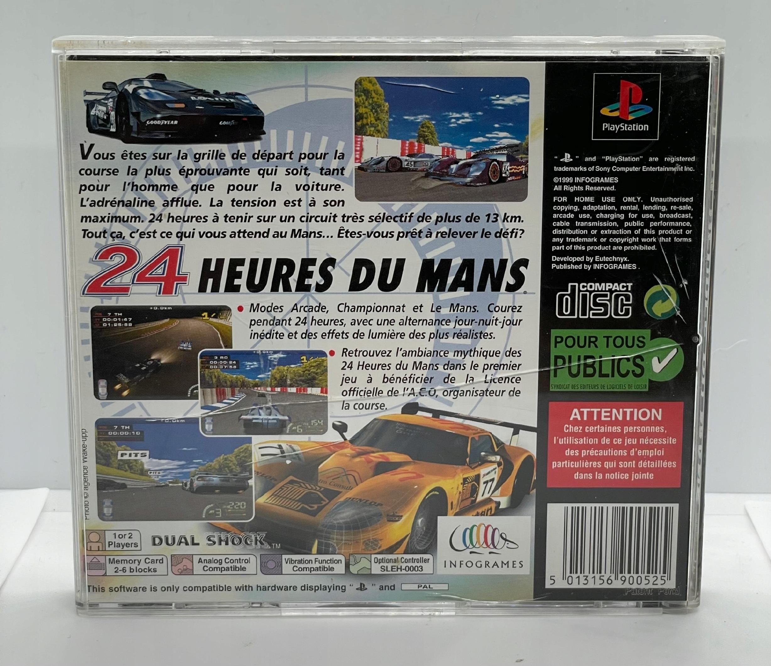 Le Mans 24 Hours PlayStation PS1 PSX