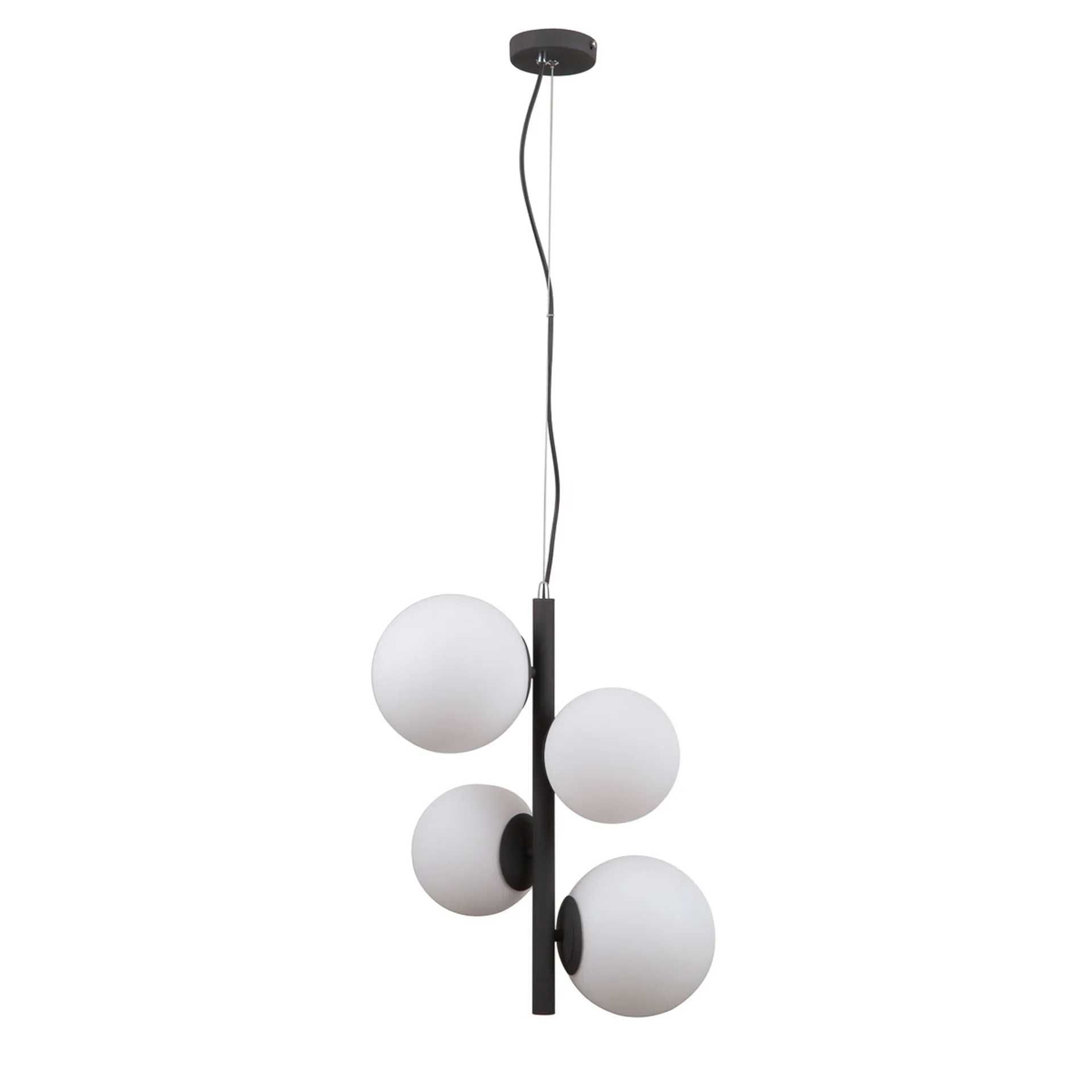 Lampa Wisząca Riga PND-44213-4A-SBL czarna Italux