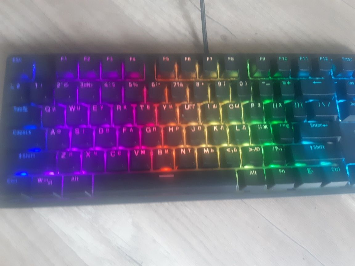 Клавиатура новая Hator rockfall 2 mecha TKL HATOR  HTK (520 UA)чёрная