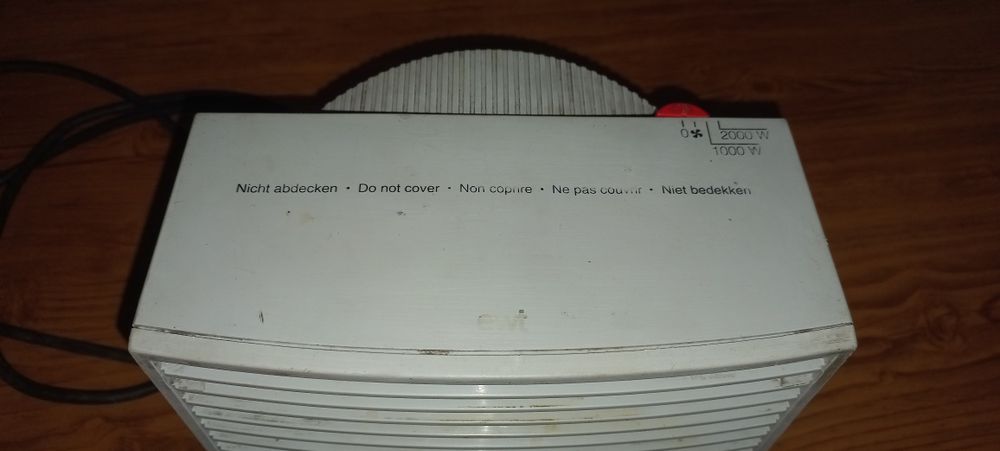 Тепловентилятор  EWT, потужність 1 та 2 кВт, виробництва Германії
