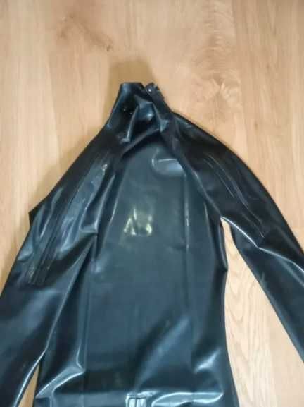 500a/ Halloween lateks latex 0.4 XL kombinezon catsuit zamki ramiona