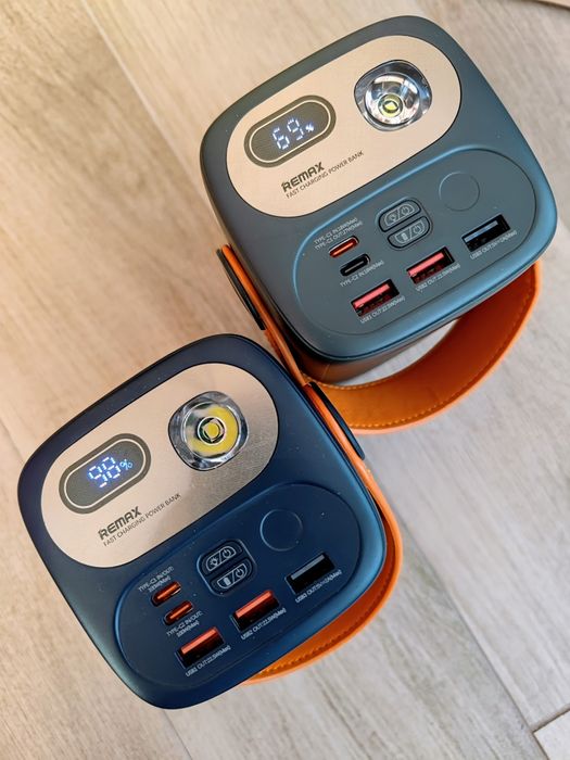 Павербанки Remax 27W, або 100W 60'000mAh для ноутбуків/роутерів