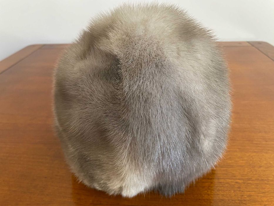 Kapelusz Z Futra Norek / Kołnierz Futrzany Vintage Lata 60-70