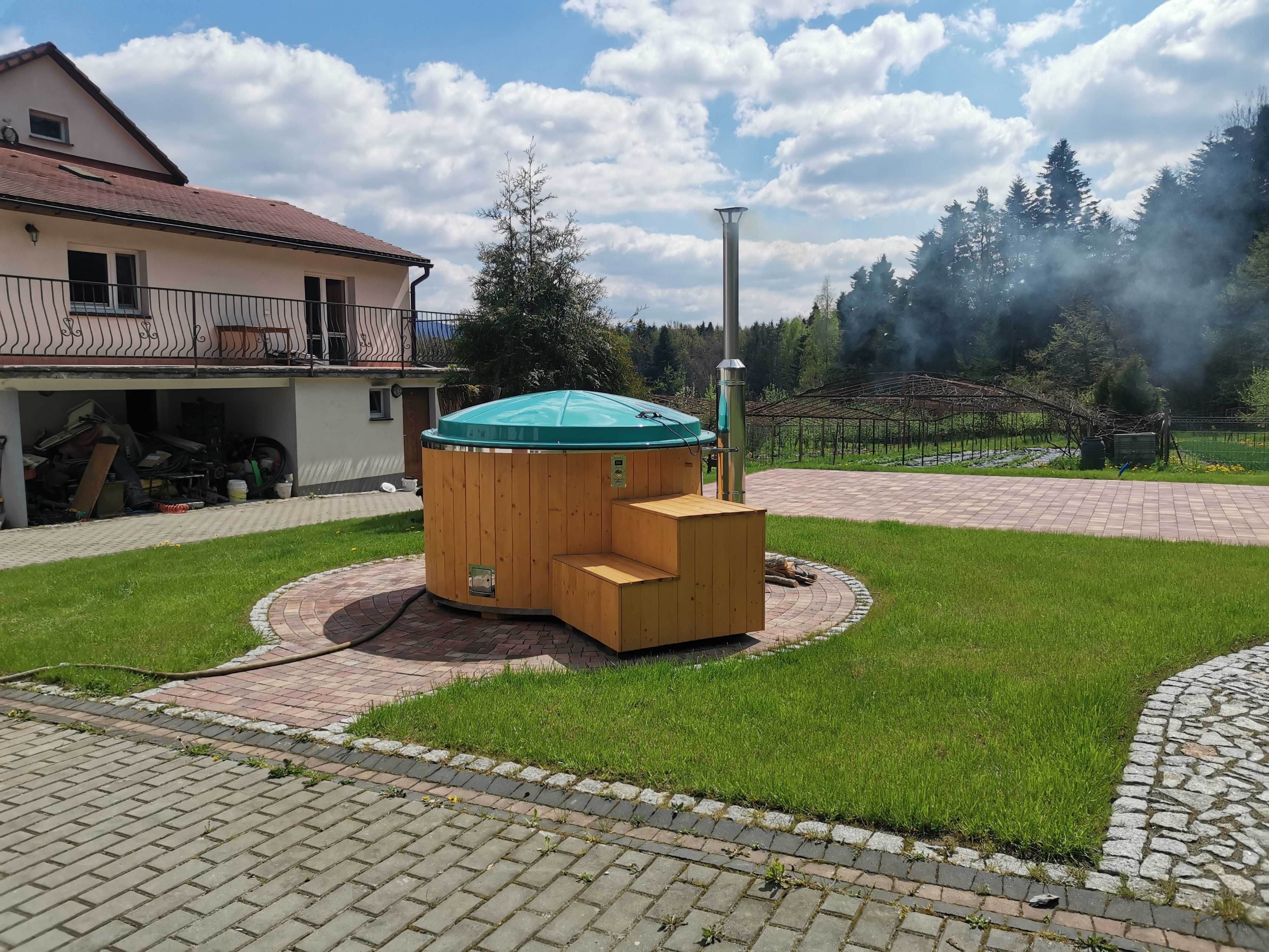 Wolny POKÓJ Noclegi Kęty jacuzzi SAUNA łazienka las natura