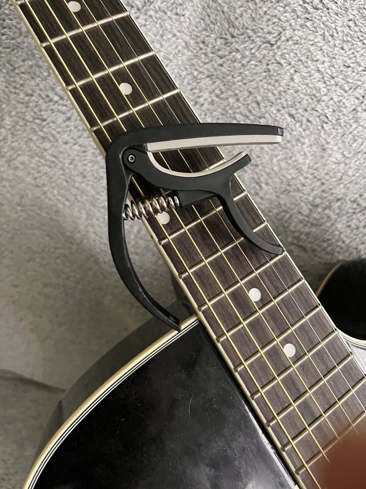 Gitara Harley Benton D-120CE BK – jak nowa, z pudełkiem