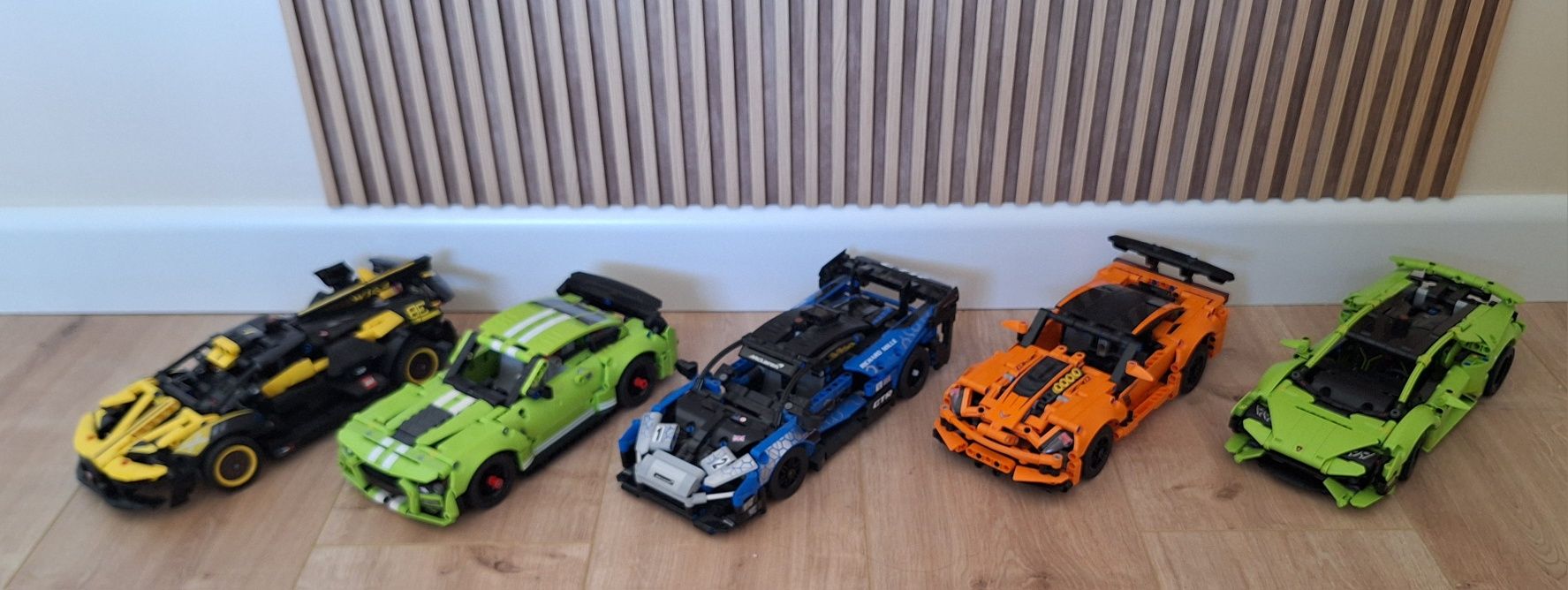 Lego Technic 5 zestawów Bugatti/McLaren/Mustang/Corvette/Lamborghini