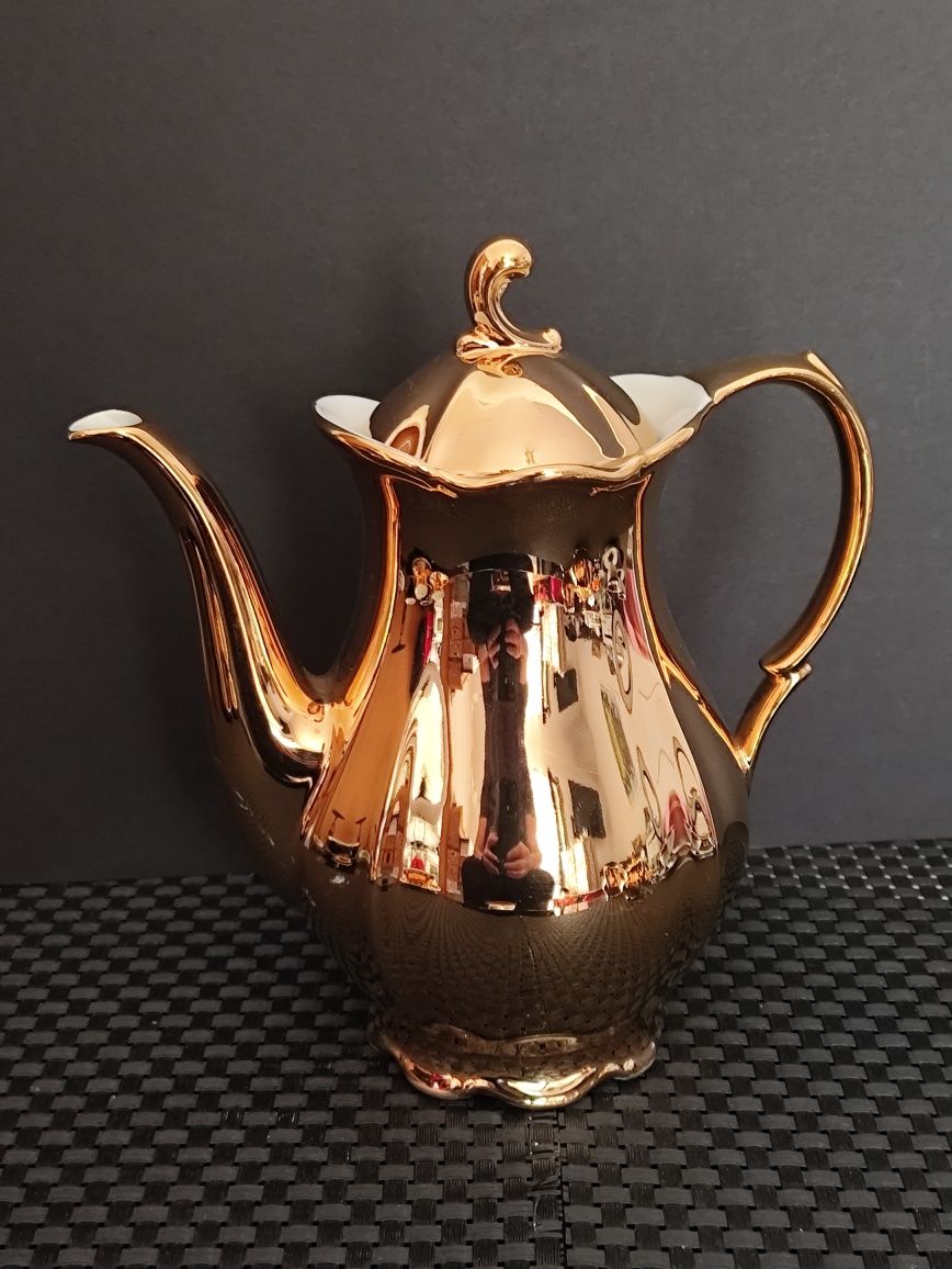 Porcelana Bawaria  Złoty Serwis do mokka TET-TA-TET Tirschenreuth