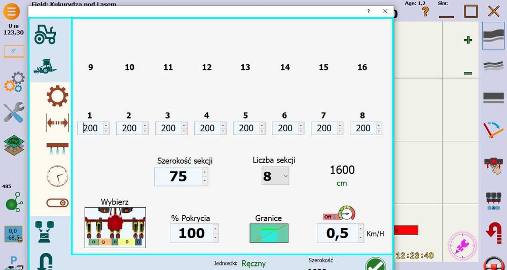 Nawigacja rolnicza RTK, GPS, jazda równoległa, ISOBUS.