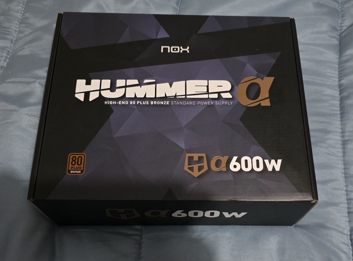 Fonte alimentação NOX Hummer 600W