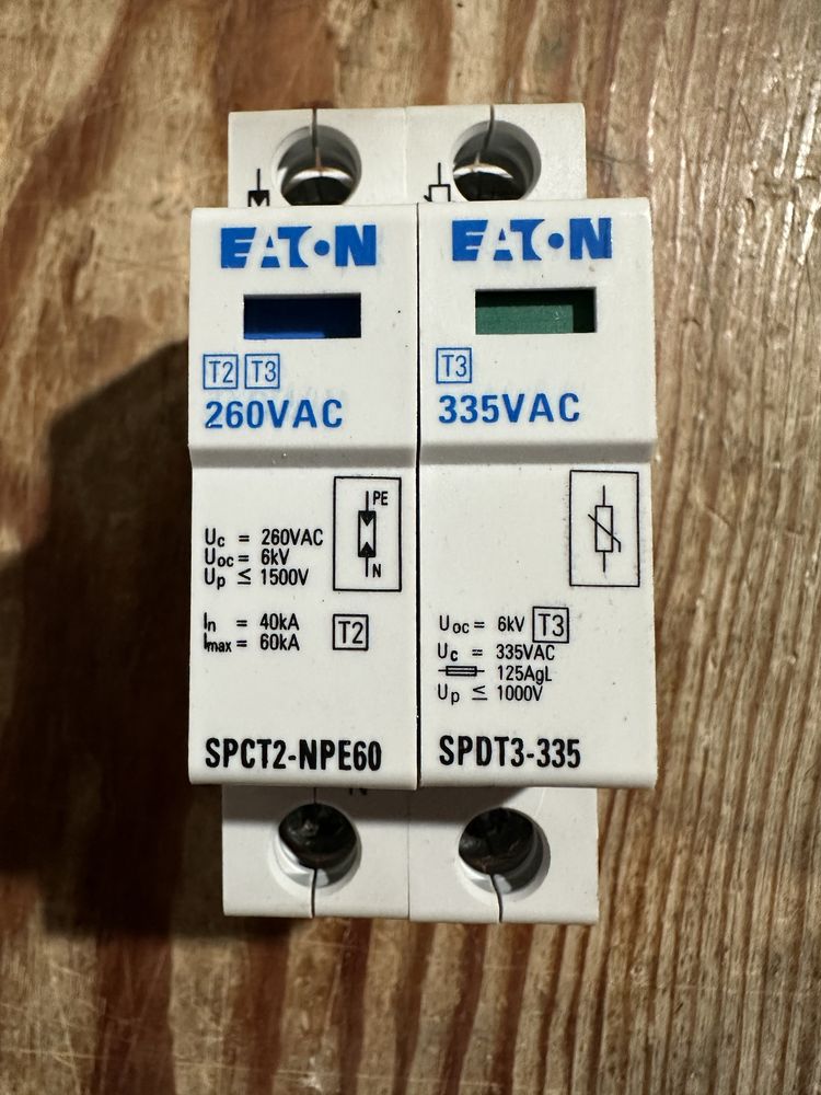 Ogranicznik przepięć EATON 260VAC 335VAC 2p NPE60