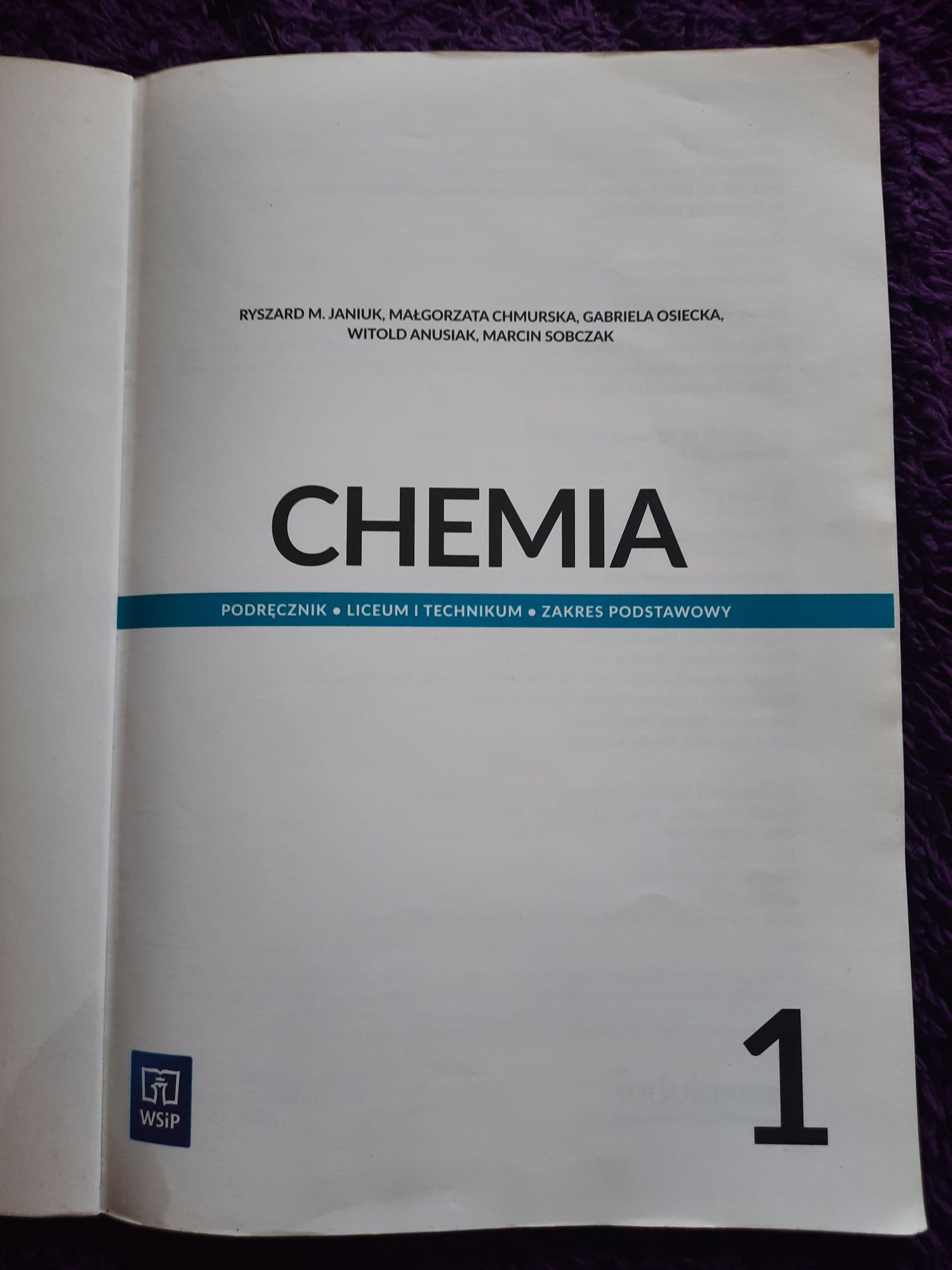 Chemia kl 1 WSIP