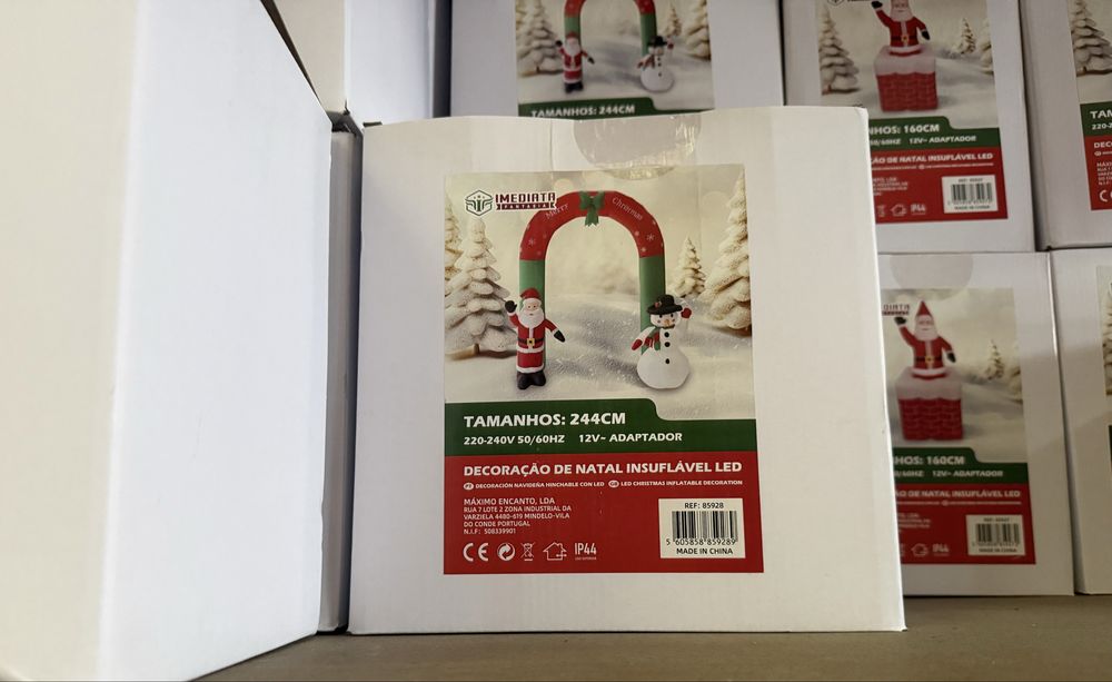 Decoração de natal insuflavel 240 cm