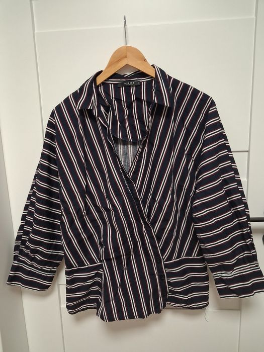 Mohito granatowa koszula damska w paski XL