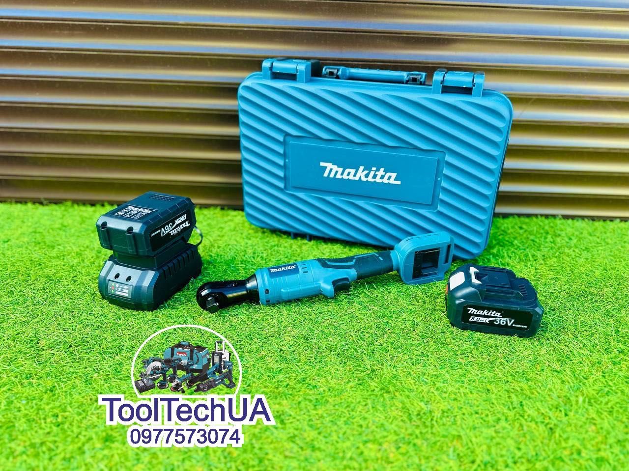 Акумуляторний кутовий гайковерт Makita WR100 Трищотка Аккумуляторная