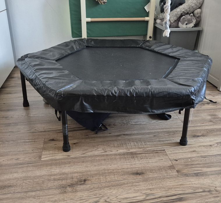 Solidna trampolina, cicha, śr. 120cm, max 120kg