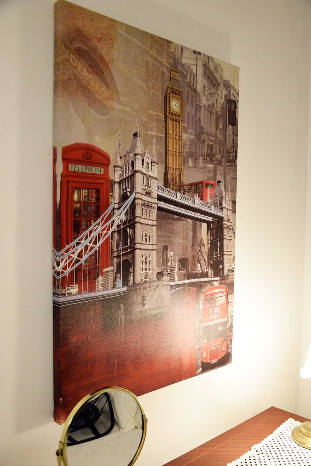 Quadros Telas Londres Grande 120cm Médio 90cm