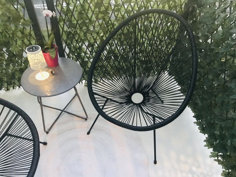 Komplet mebli na balkon taras ogrod