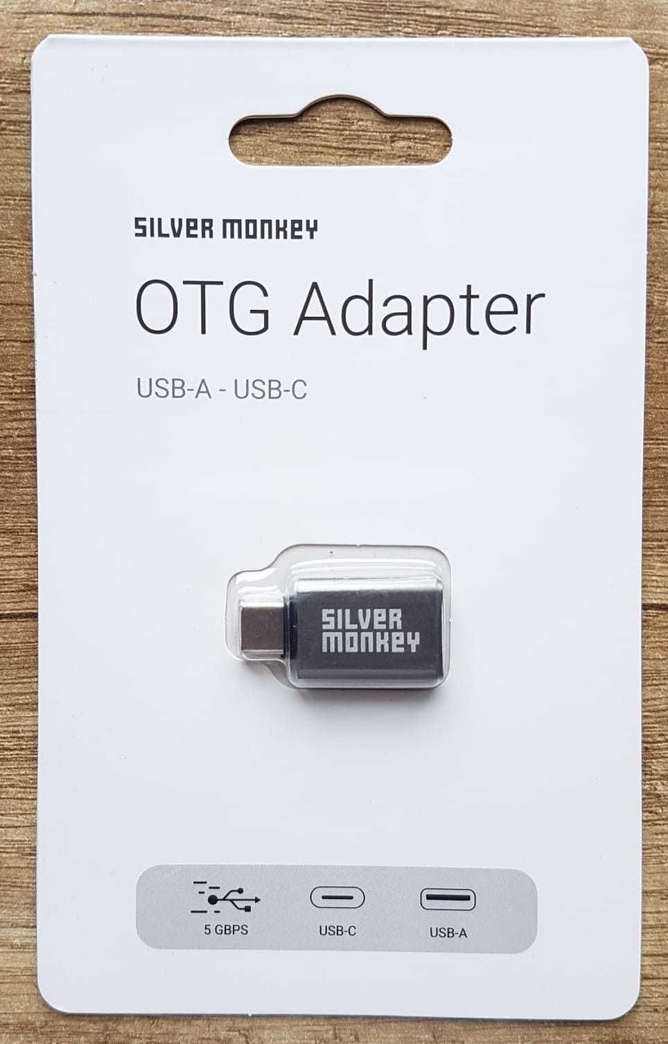 Przejściówka adapter Silver Monkey Adapter USB-A 3.1 - USB-C NOWY