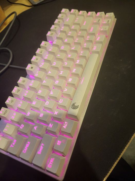 Teclado Mecânico Gaming HUO JI RGB
