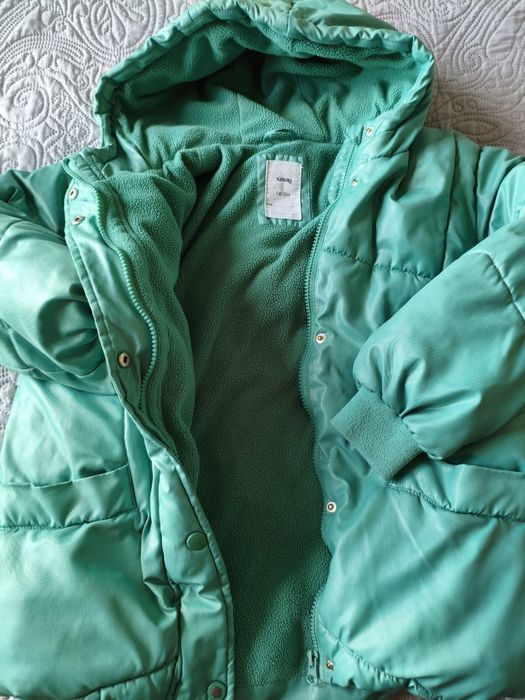 Kurtka zimowa 140 cm zielona Sinsay