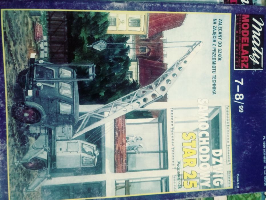 Mały Modelarz 7-8/99 Dźwig samochodowy Star 25