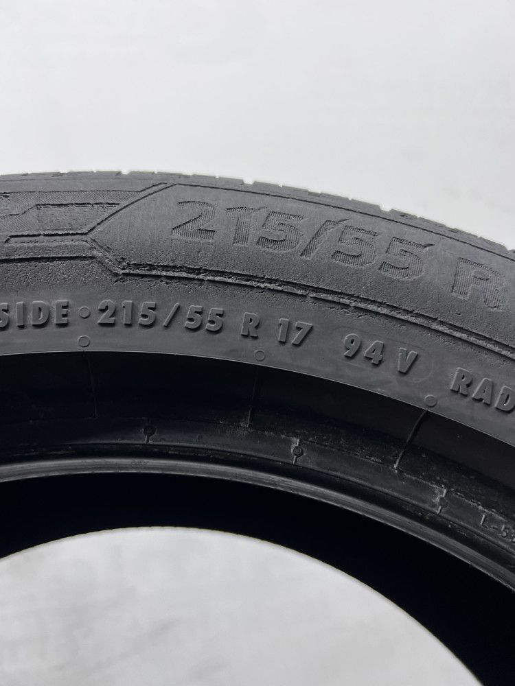 2шт літо 215/55/R17 6,5мм 2019р Barum Bravuris 5 HM