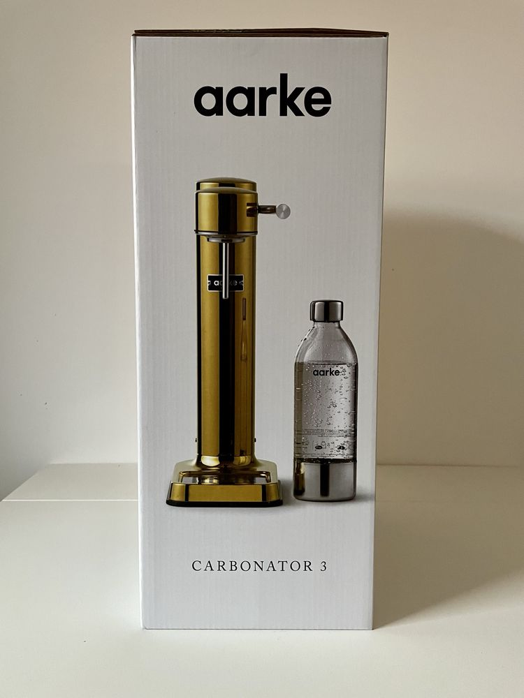 AARKE Carbonator 3 Gold + butla z gazem Sodastream