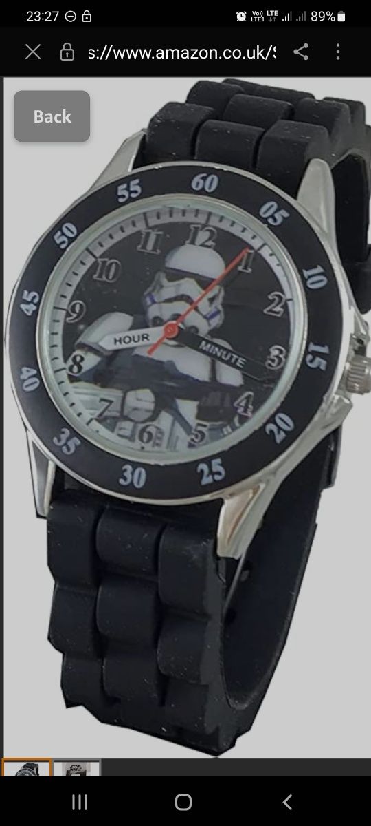 [7] Zegarek analogowy Star Wars Stormtrooper Time Teacher