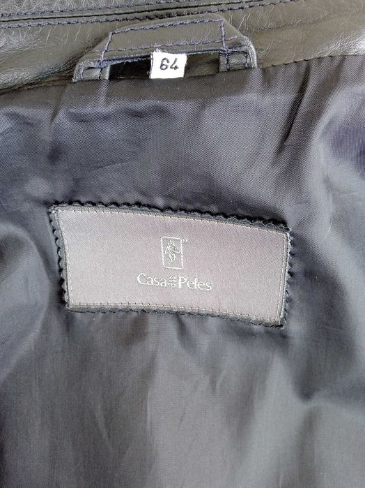 Blusão em pele para homem