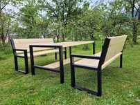 Meble ogrodowe loft metalowe nogi