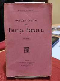 Livro "Soluções positivas da política Portugueza vol I”