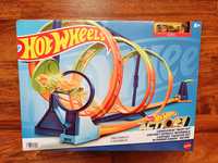 HOT WHEELS tor samochodowy potrójna epicka pętla HMX41 1 autko