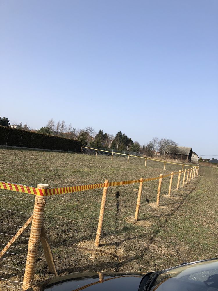 Ogrodzenia budowlane ogrodzenie tymczasowe siatka leśna stemple płot