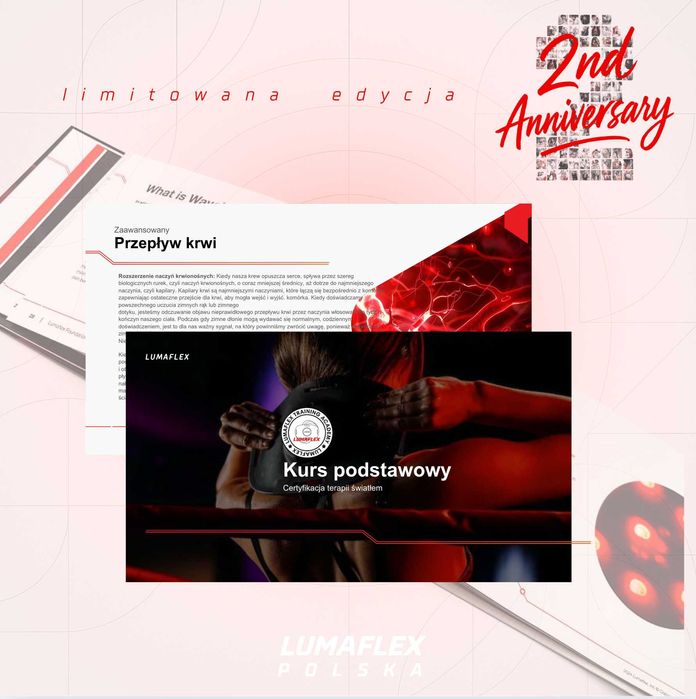Lumaflex Panel LED Poprawa krążenia ból terapia światłem czerwonym FDA
