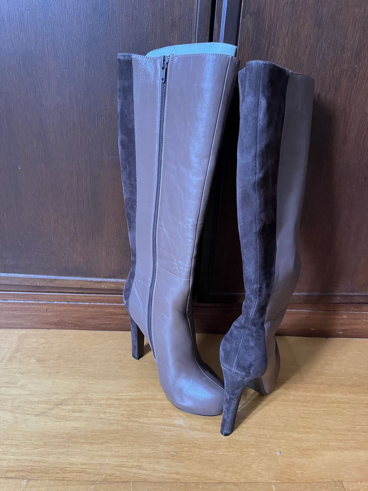 Botas cano alto marca roberto botella número 37 novas
