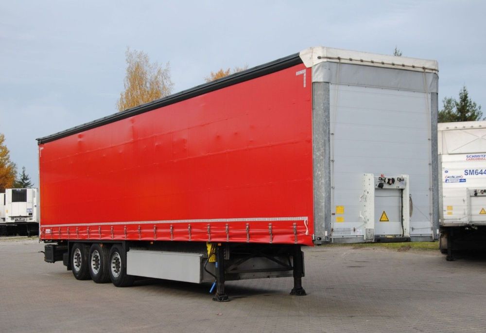 Schmitz Cargobull SCS Kurtyna / Podnoszona oś / Kosz paletowy  SCS, podnoszona oś, kosz paletowy, kosz na koło zapasowe,certyfikat XL