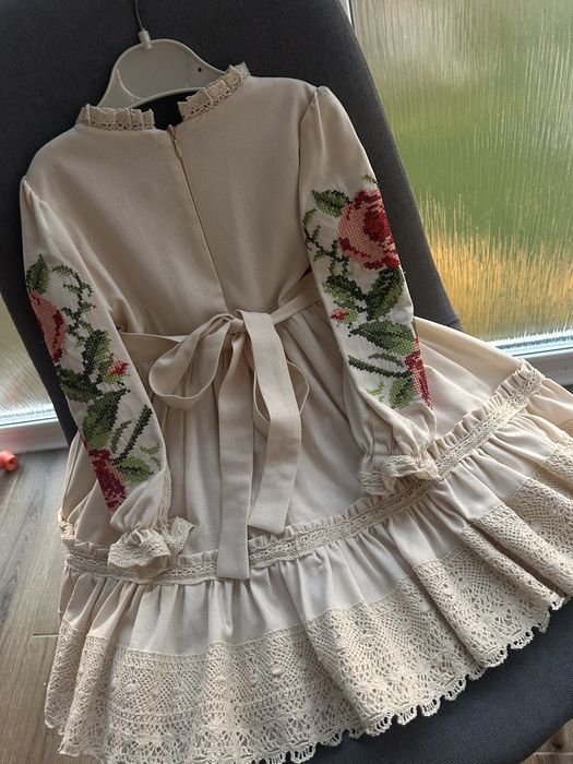 Продам нове вишиванн плаття для дівчинки, 98 р